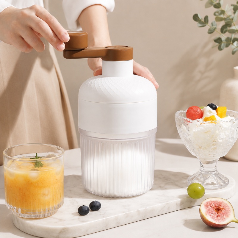 Home Cooking Appliances - Portable Manual Ice Shaver Snow Cone