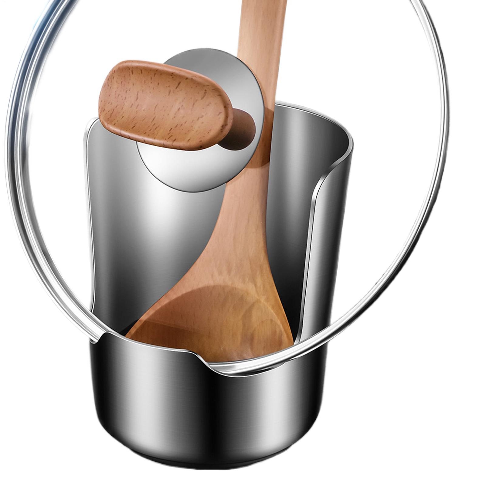Home Cooking Appliances - Stainless Steel Pot Lid Holder Non-slip