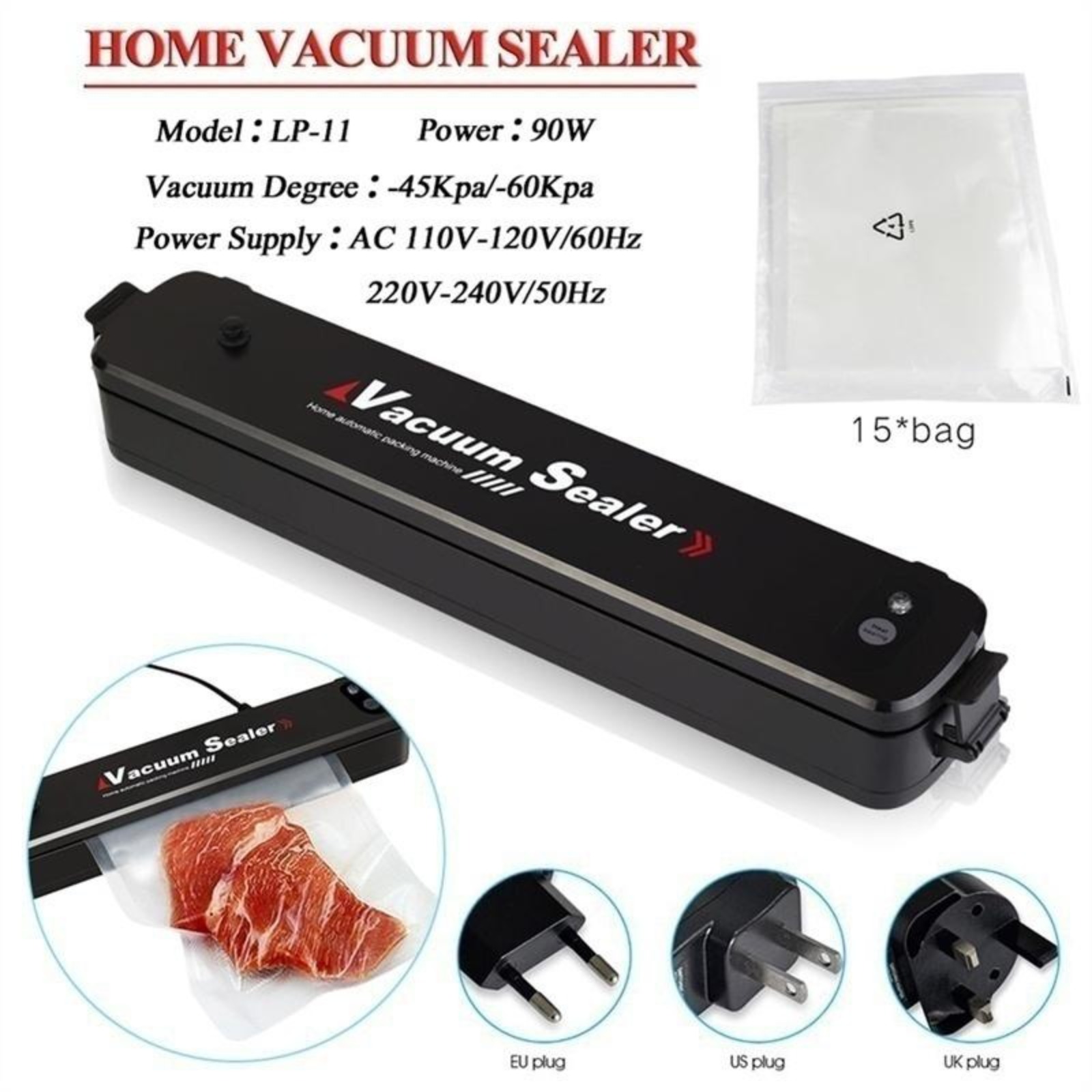 Automatic Vacuum Sealer Machin - Home Cooking Appliances review and price