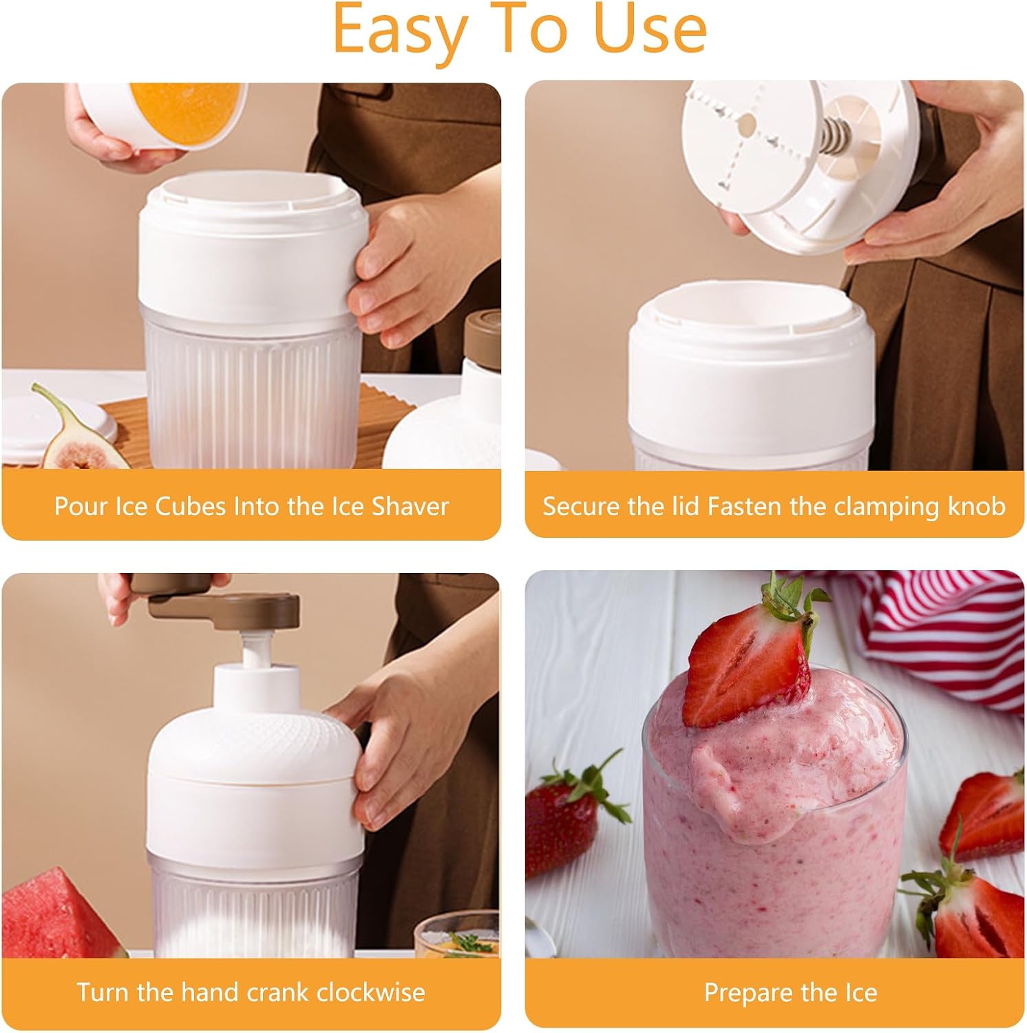 Portable Manual Ice Shaver Sno - Home Cooking Appliances review and price