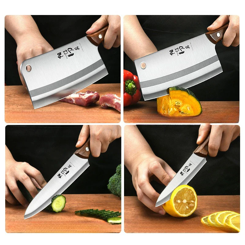 Kitchen knife for Chef, stainl - Wok Carbon Steel review and price