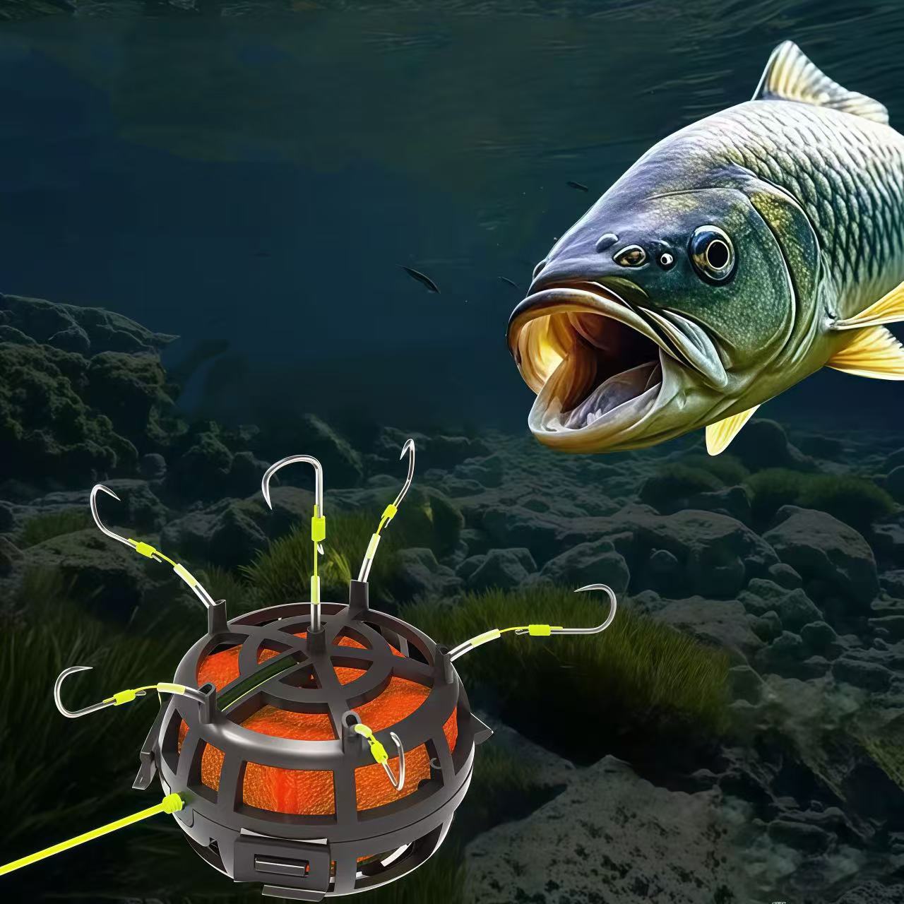 Bottom-casting fish hook, Euro - Wok Carbon Steel review and price