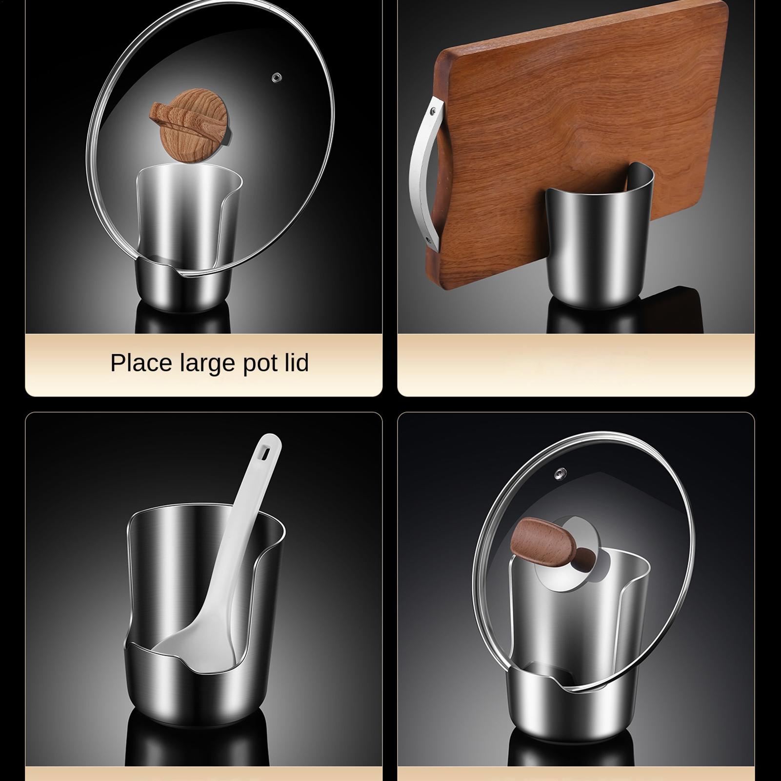Stainless Steel Pot Lid Holder - Home Cooking Appliances review and price