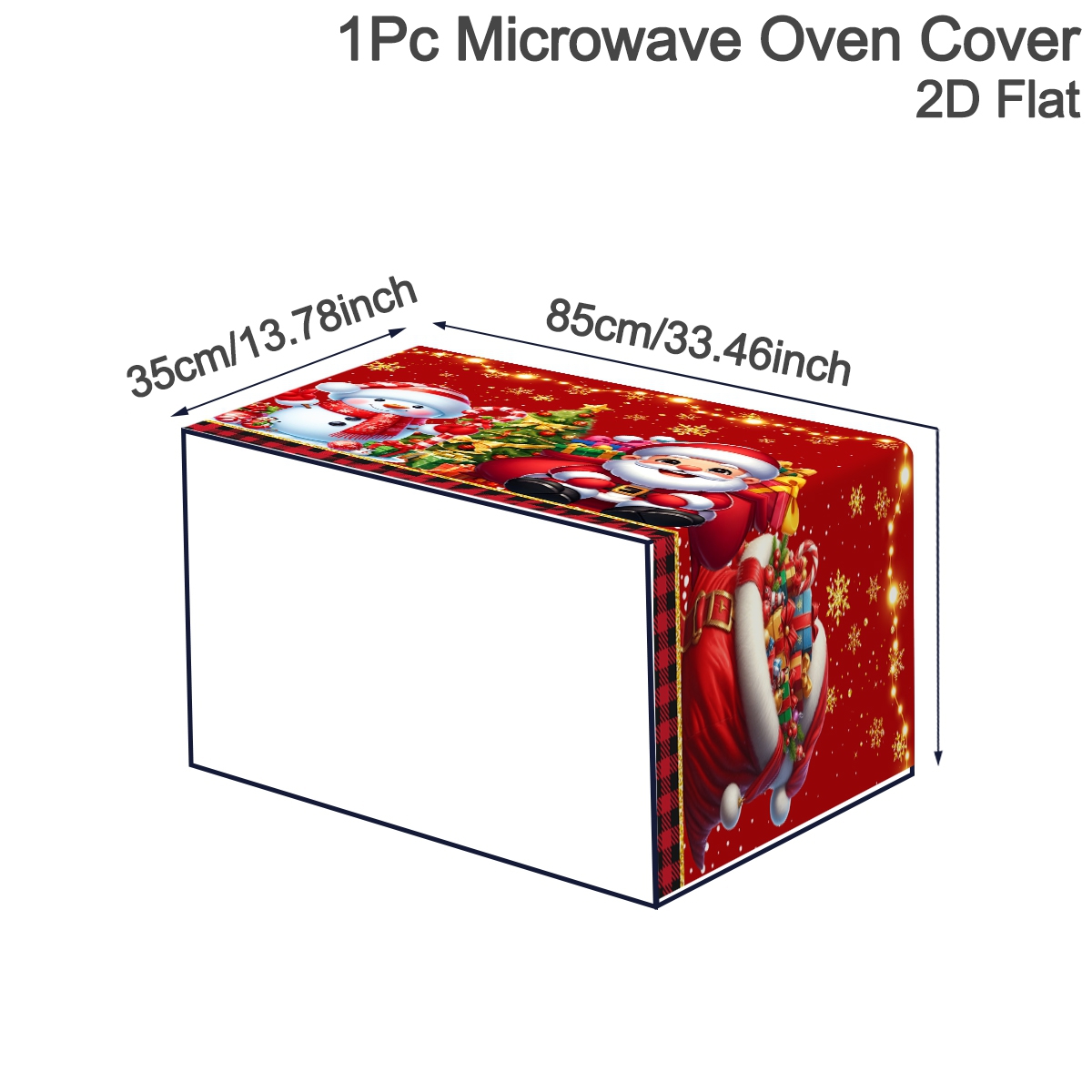 1pc Christmas Oven Dust Cover  - Home Cooking Appliances review and price